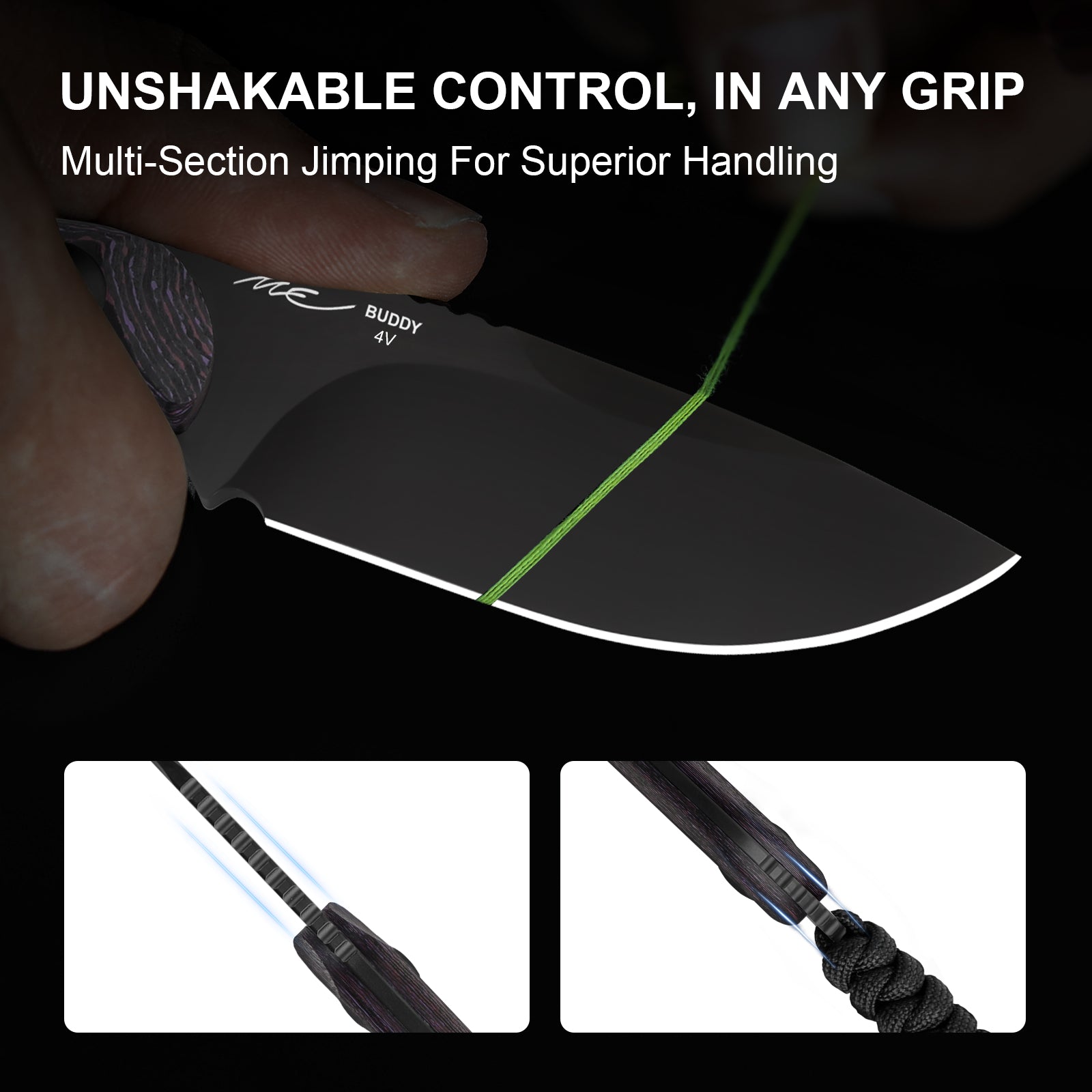 BUDDY 3 inchj 4V Fat Carbon Purple Haze 1081A10-Kizer