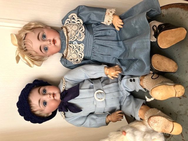 ジャーマンアンティーク ケストナー143の女の子 H34cm