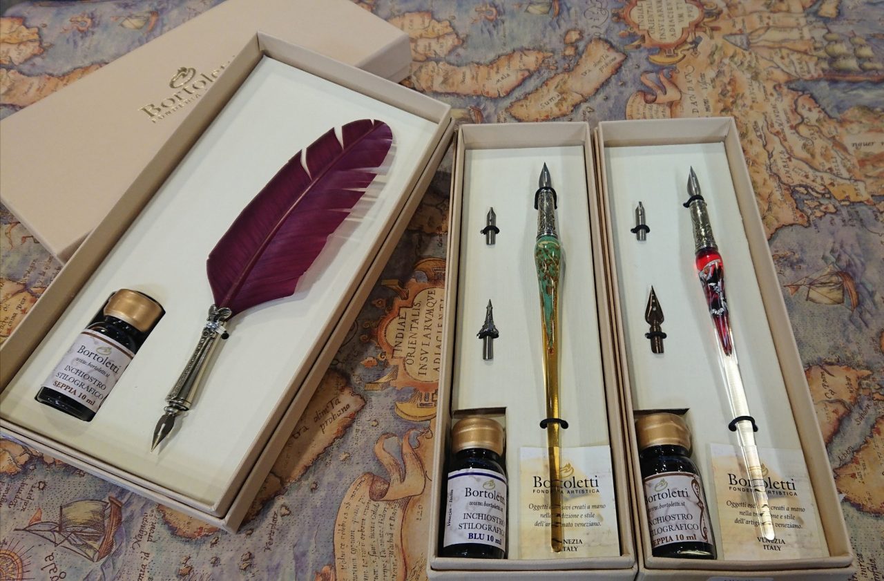 羽ペンでガラスペン！ | ナガサワ文具センター