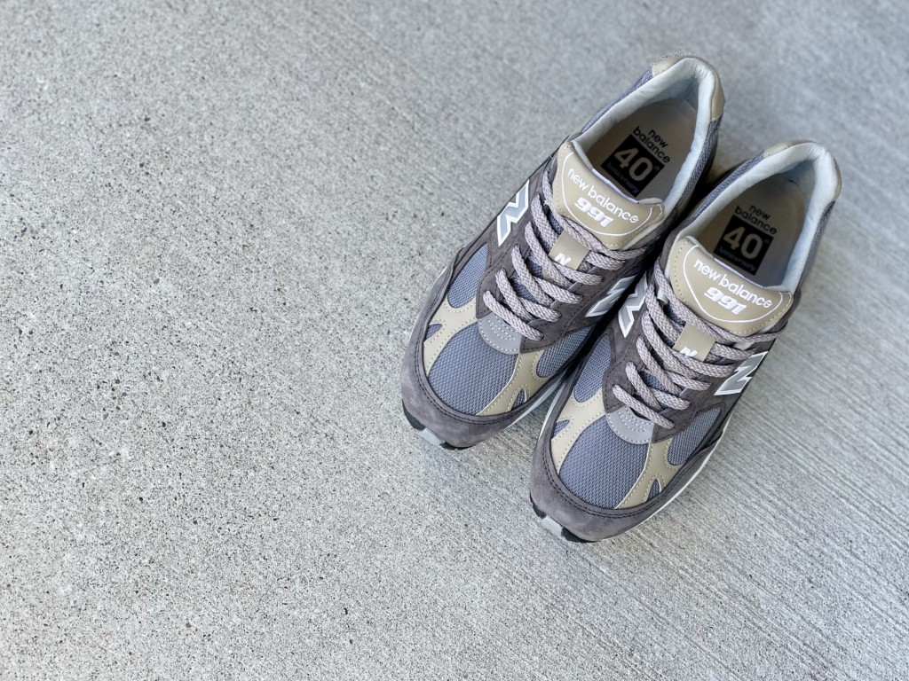 ニューバランスのUK40周年記念モデル「M991 UKF（グレー）」を