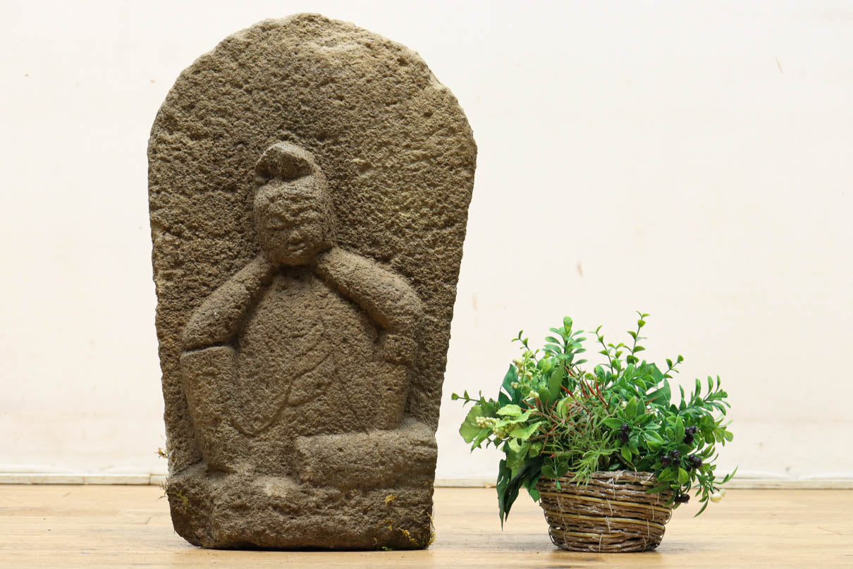 穏やかな風合いとなった石仏 DC4478 – 古福庵 [ KOFUKUAN ] オンライン