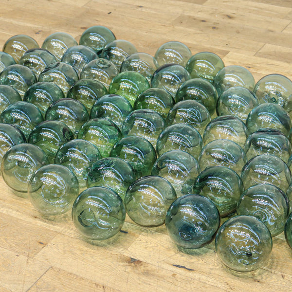 気泡を含んだガラスの浮き玉 DC6136 在庫52個 – 古福庵 [ KOFUKUAN