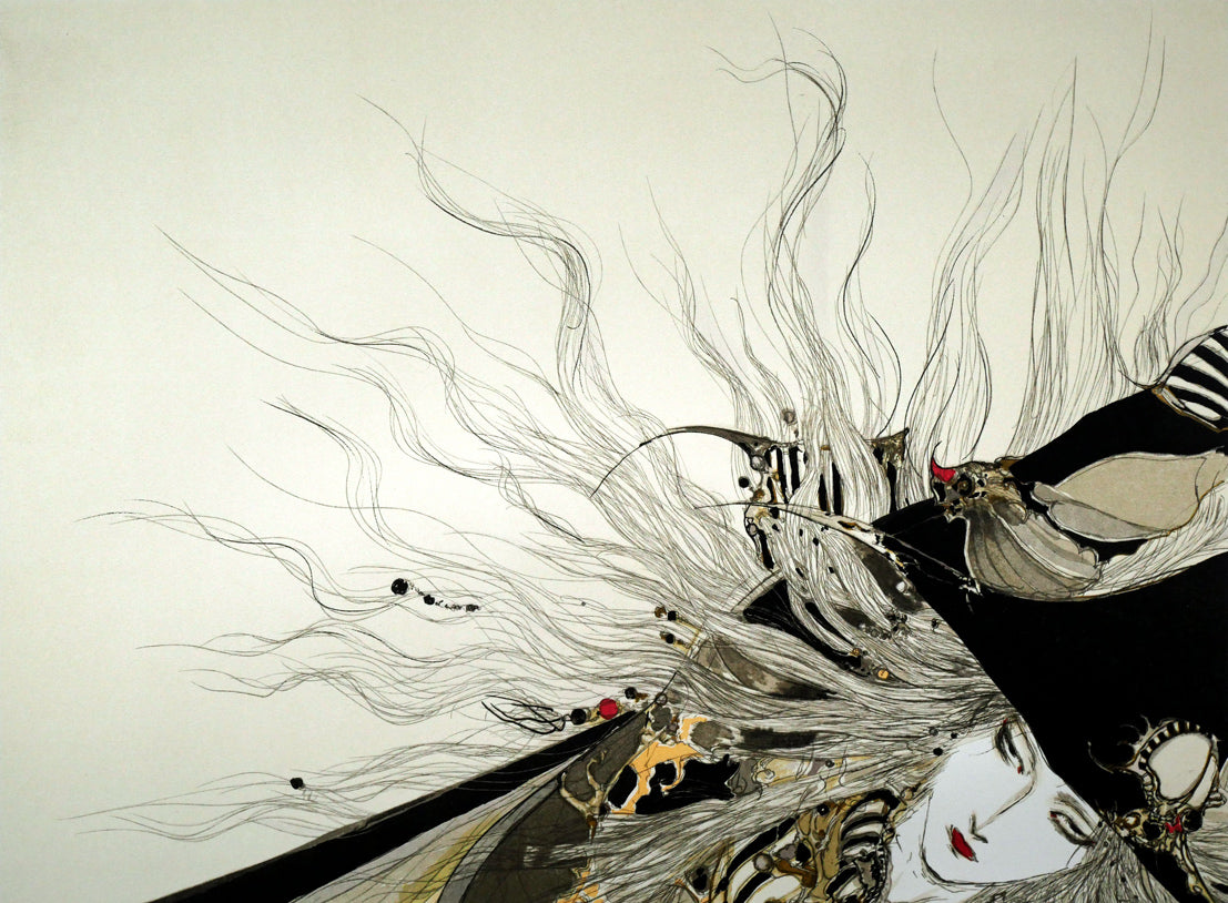 天野喜孝「彩」リトグラフ 絵画買取・販売の小竹美術