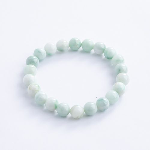 ブレスレット／淡緑色ヒスイ | 糸魚川翡翠工房こたき