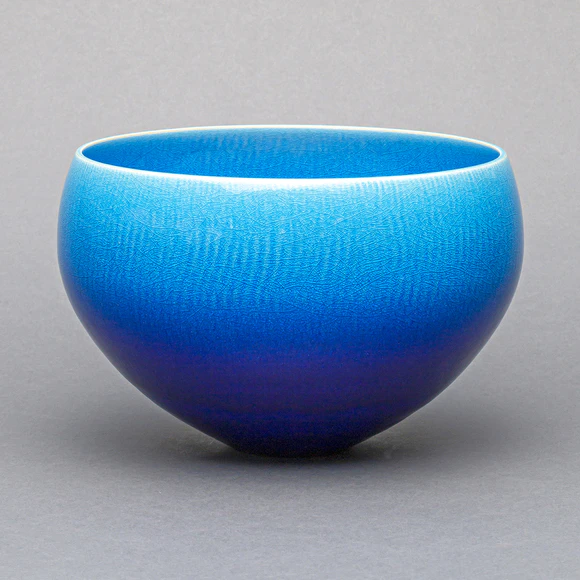 碧釉漣文壺(木村 芳郎)｜ギャラリージャパン