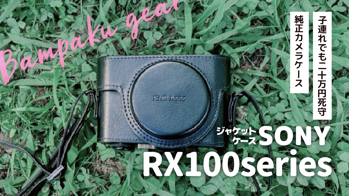 万博ギア】カメラケースで高級コンデジを守り抜く！子連れ公園も安心