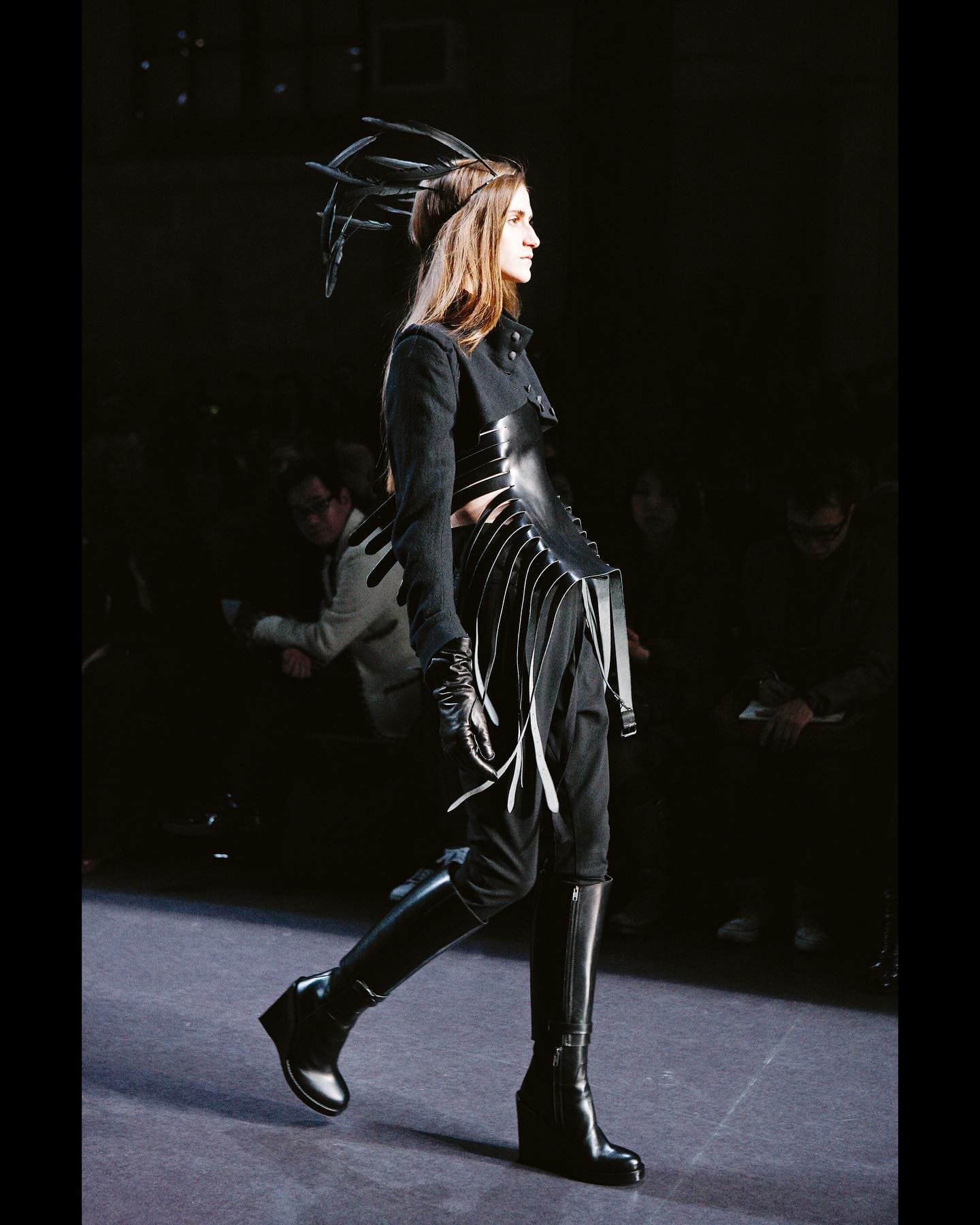 ANN DEMEULEMEESTERのシャツ付きベスト XXS hyde着 ANN DEMEULEMEESTER