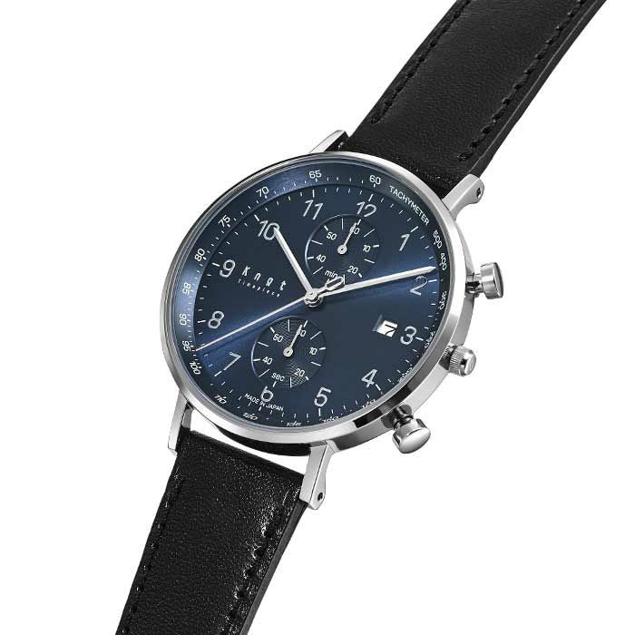 Knot CC-39ASVNV 腕時計 メンズ レディース クォーツ ネイビー 日本製