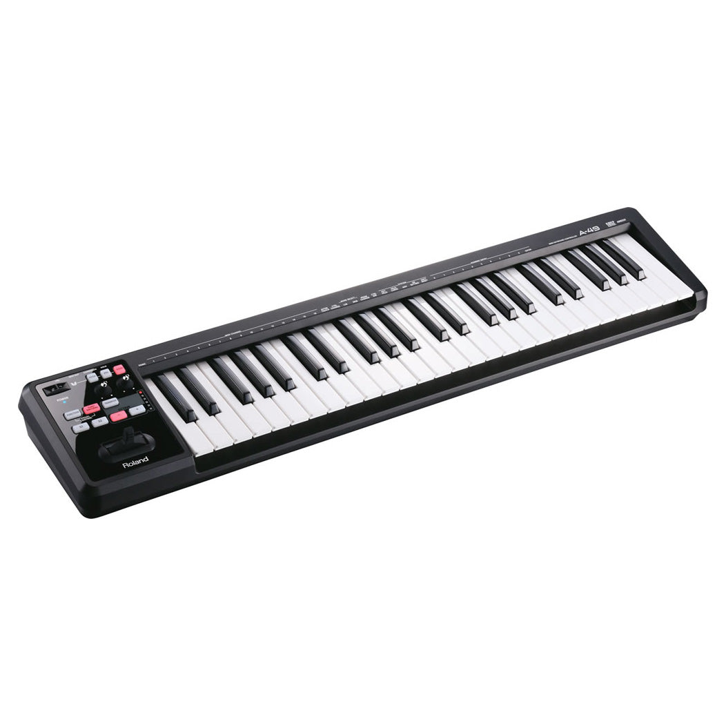 Roland A-49 MIDI Controller Keyboard - Black BONUS PAK – Kraft Music