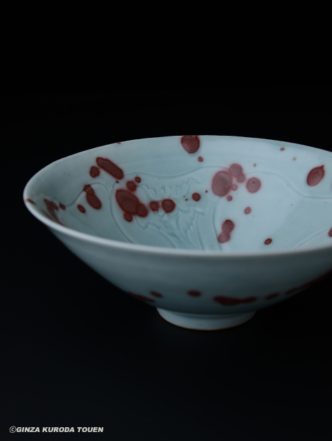 河井寛次郎 点紅草花文盂 [鐘渓窯] | 銀座 黒田陶苑