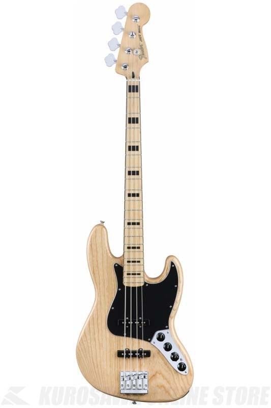 Deluxe Active Jazz Bass Maple Fingerboard Natural[0143512321