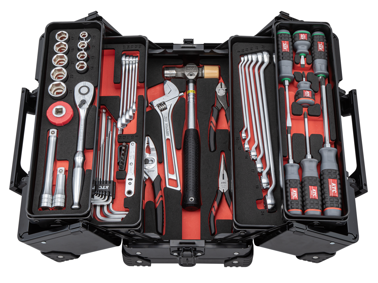 2025SKセール限定品】12.7sq.両開きメタルケースセット[52点] | KTC