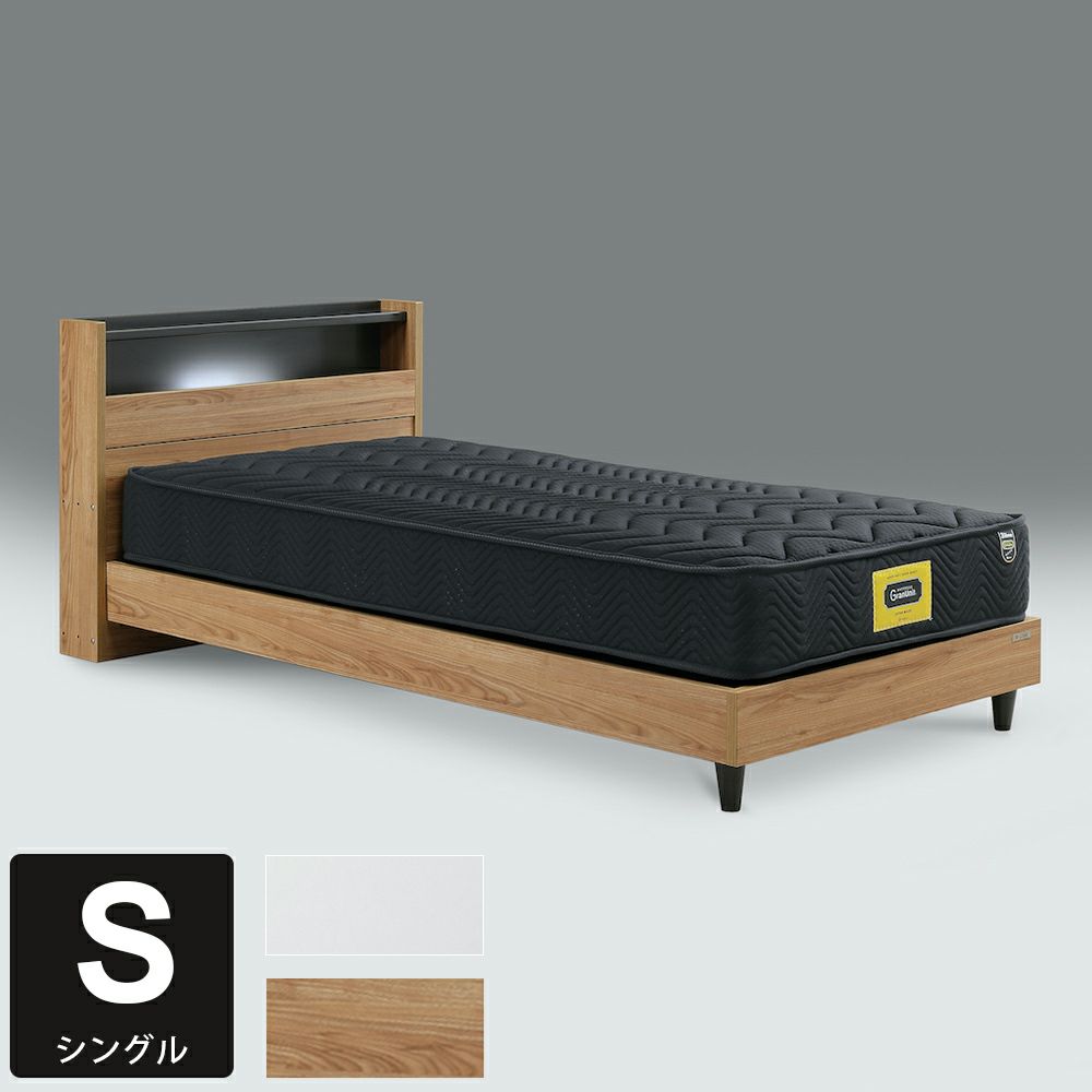 グランツ ラクア ベッドフレーム セミダブル 引無 単品 RAQUA｜建材