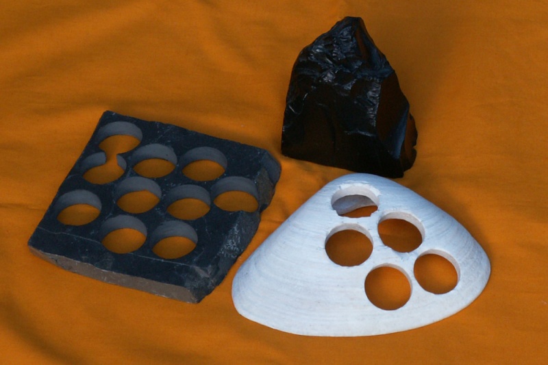 日向特製本蛤碁石 40号雪印