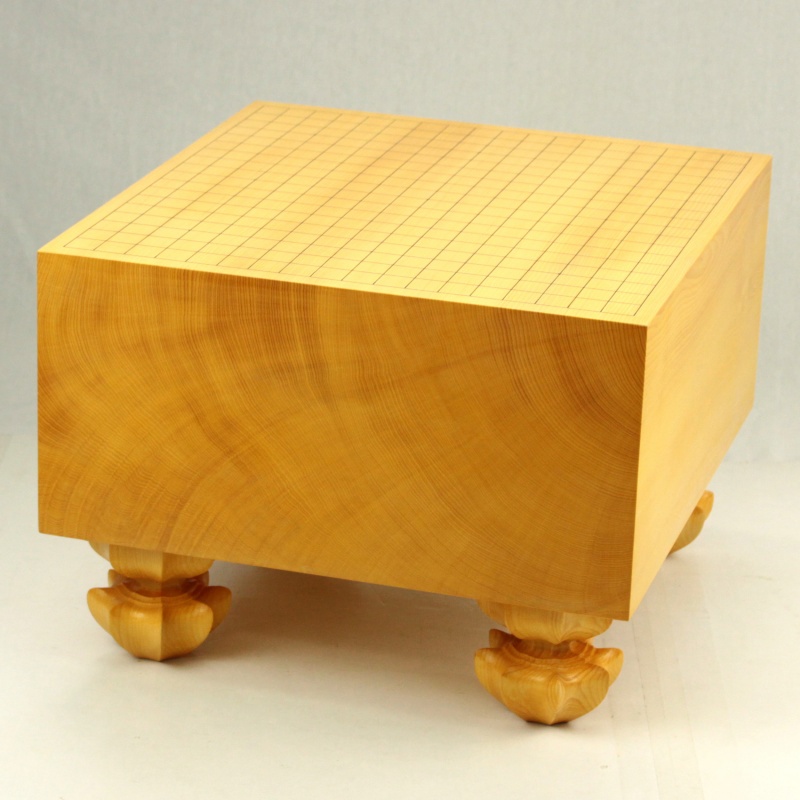 本榧脚付碁盤 7寸柾目 18Y012