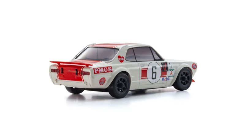 NISSAN SKYLINE 2000GT-R (KPGC10) Tuned Ver. White Body set (w/Rim