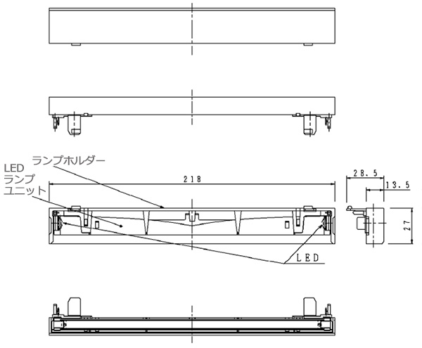 FK91220 || パナソニック(ナショナル) B級用LEDランプ カセット式