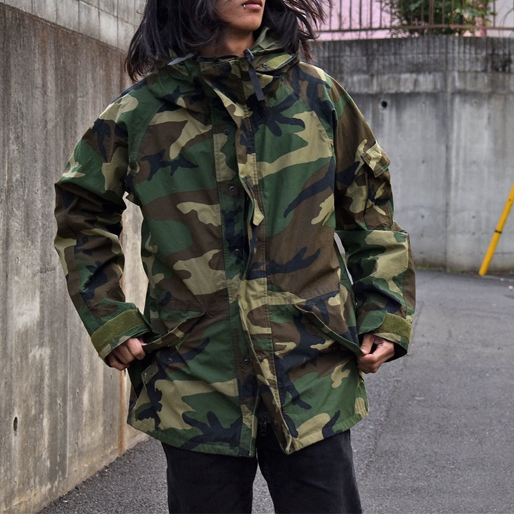 90's U.S.ARMY ECWCS ウッドランドカモ Medium-Regular ゴアテックス