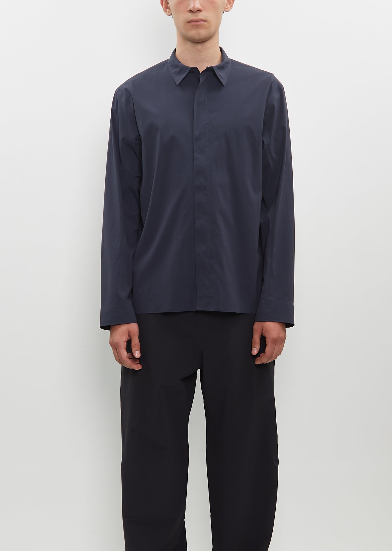 Metry LS Shirt — Black Sapphire – La Garçonne