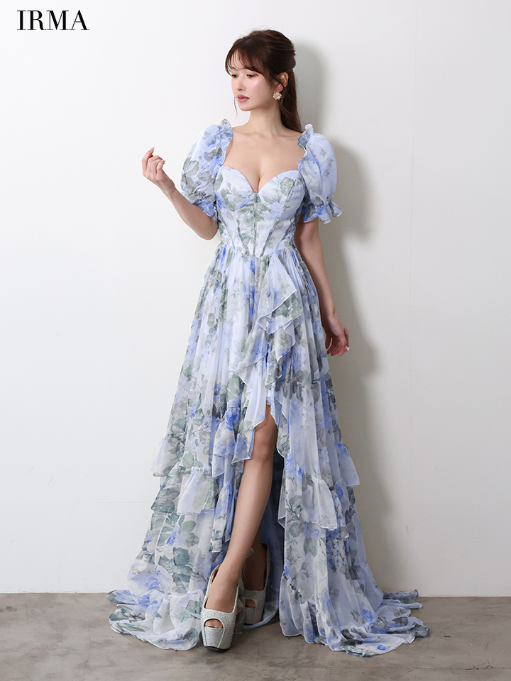 予約商品【3月中旬入荷予定】【IRMA/イルマ】2way オフショルダー 花柄