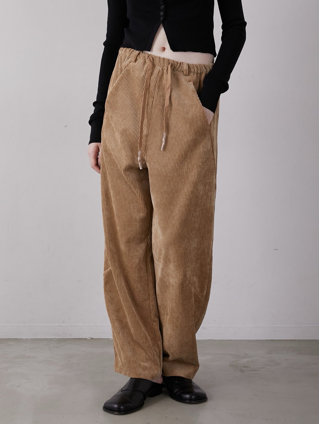 cutwork corduroy pants – LA PEAU DE GEM