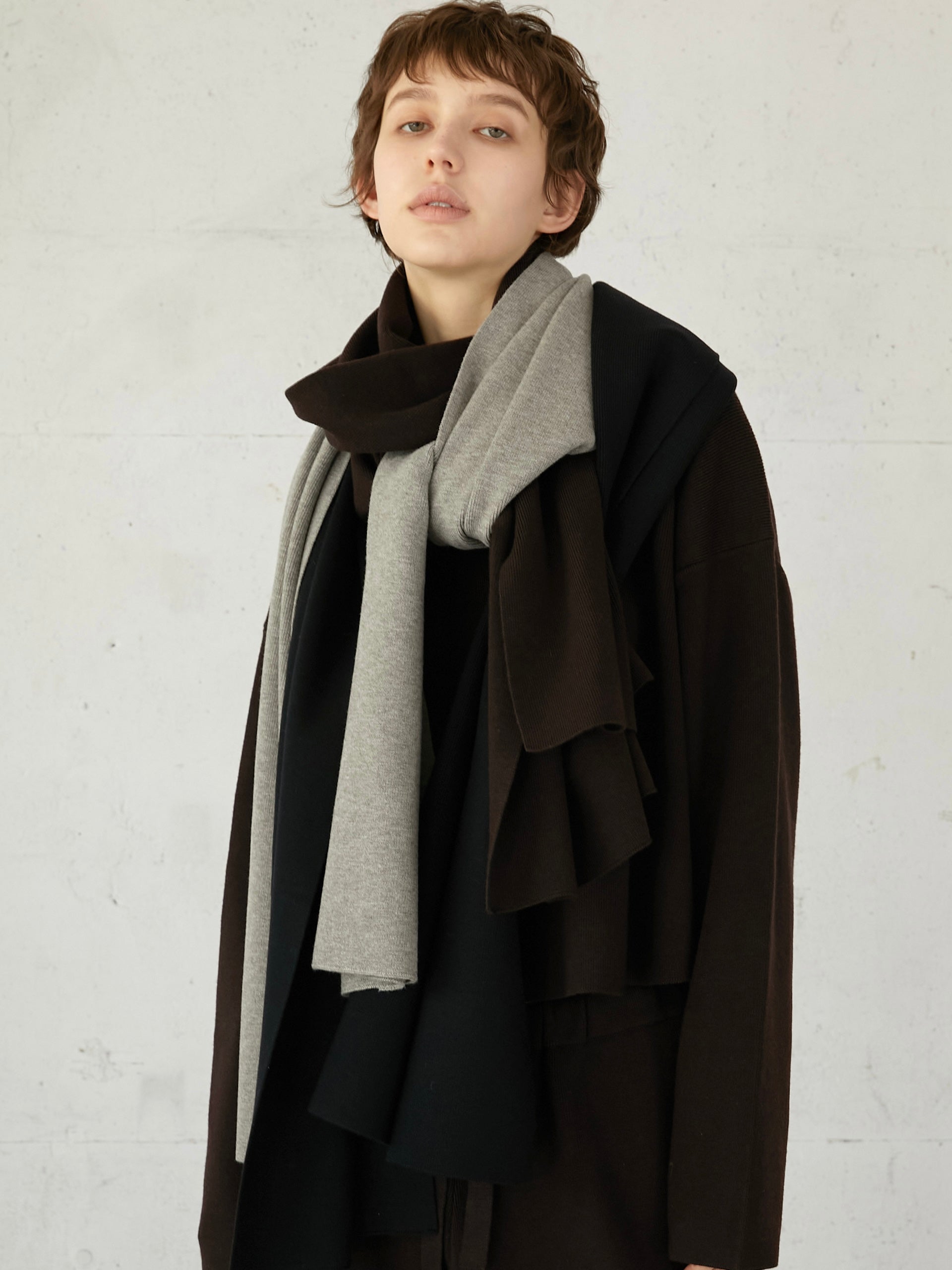 antipilling muffler – LA PEAU DE GEM