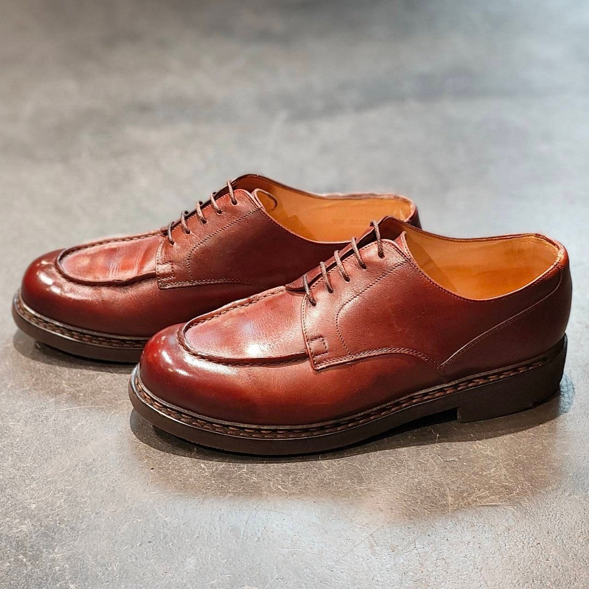 タグ欠損【Paraboot】パラブーツ シャンボード Uチップ カーフ