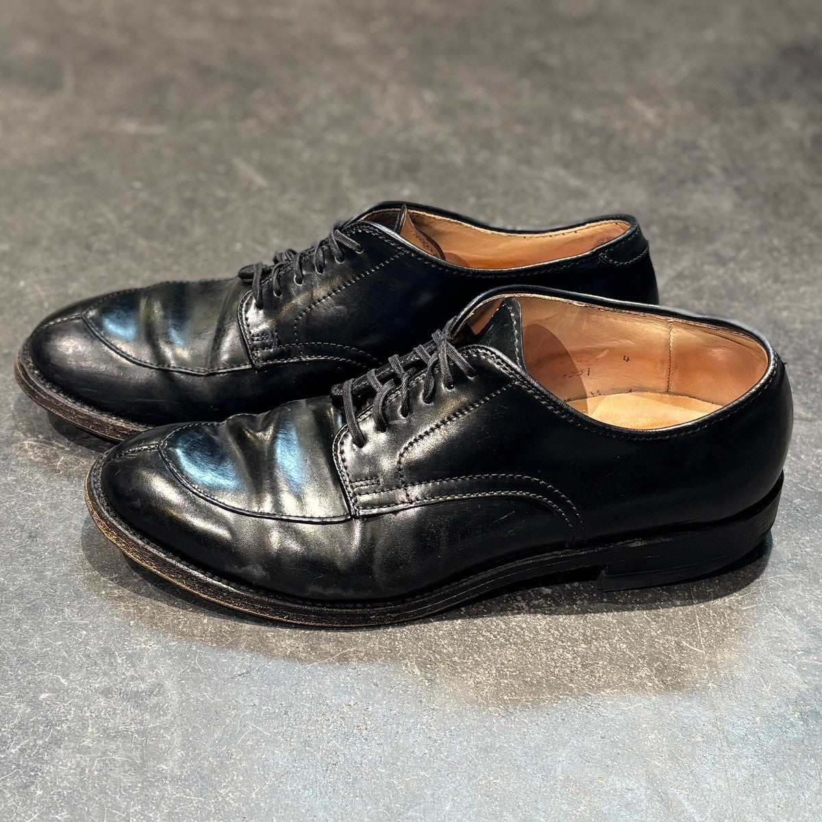 Alden】オールデン レザーシューズ 54331 Vチップ コードバン ブラック