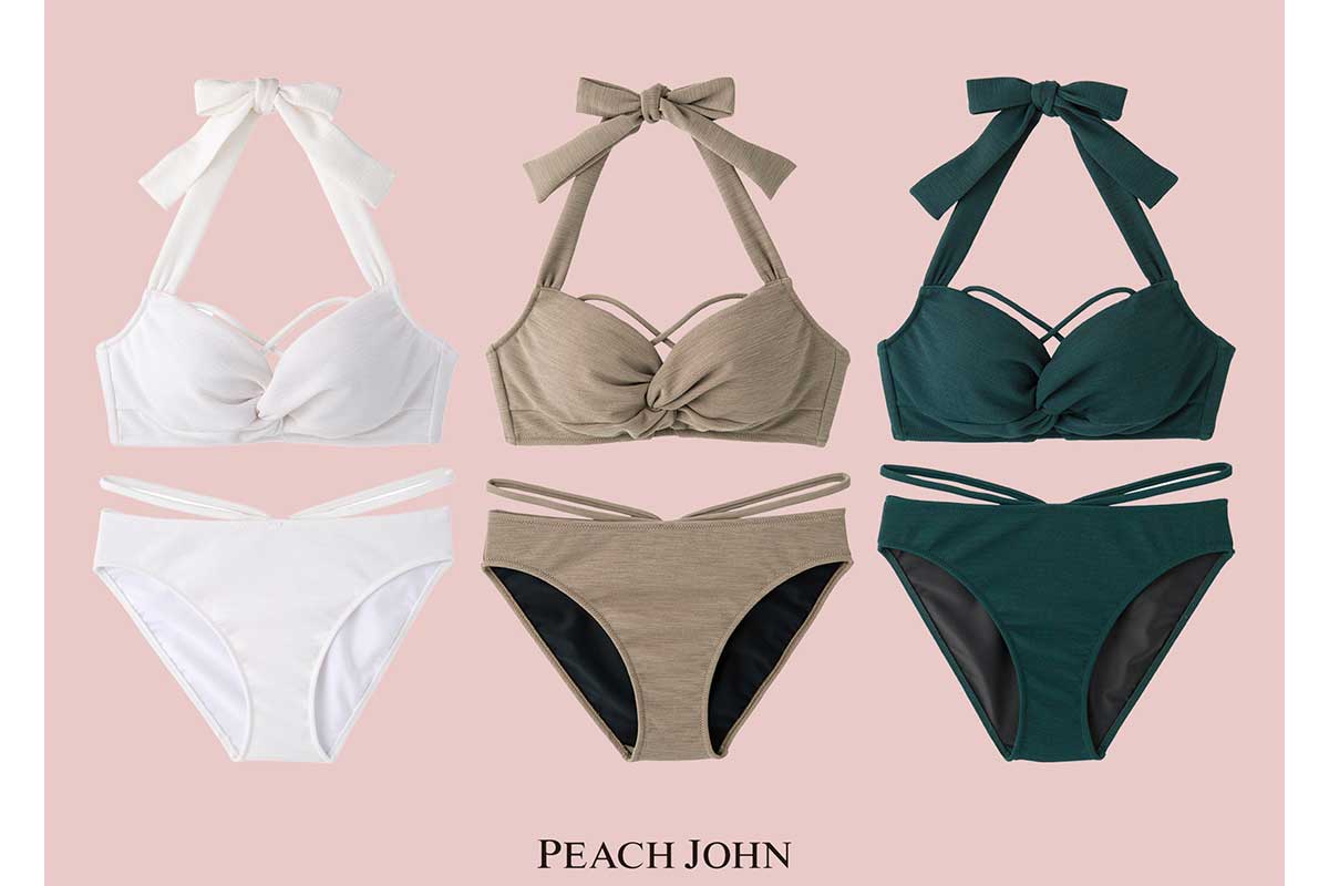 PEACH JOHN】人気シリーズ「ナイスバディブラ」シリーズに水着が登場