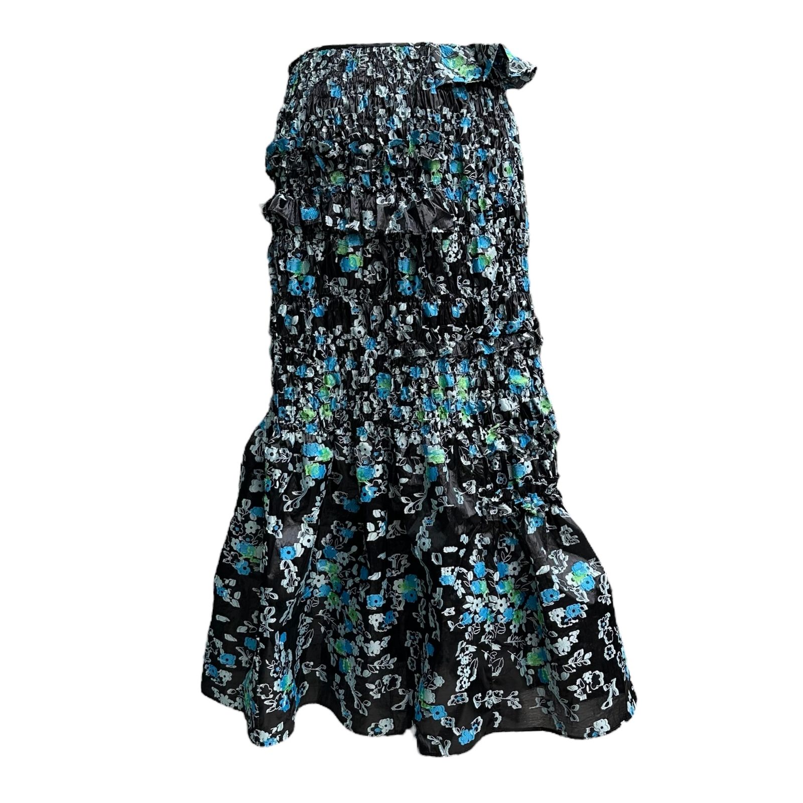 CECILIE BAHANSEN セシリーバンセン 花柄 スカート ブラック CECILIE