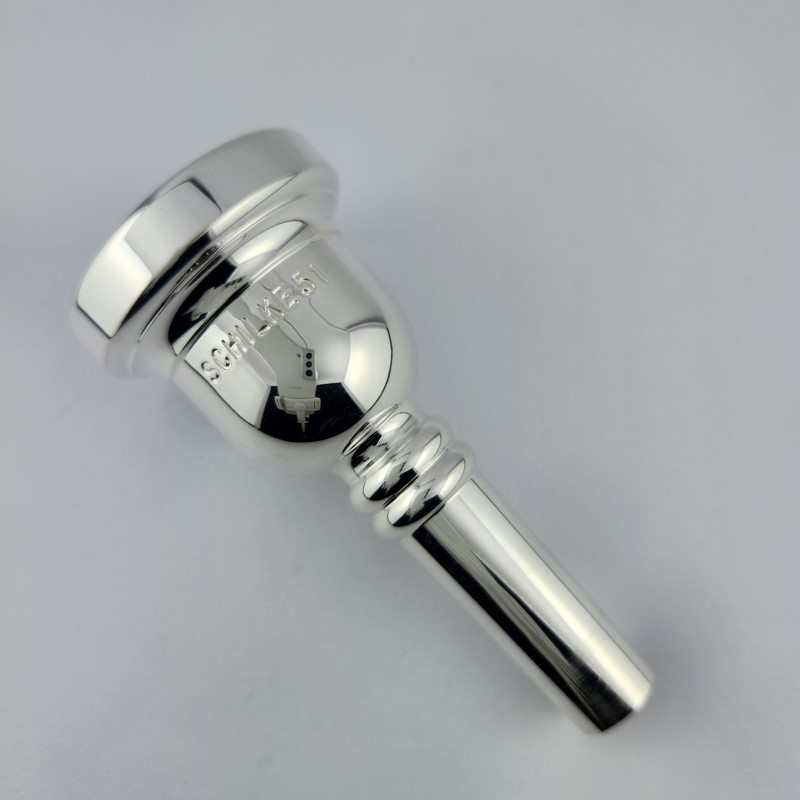 中古品/TB739】シルキー / 太管トロンボーン用マウスピース 51