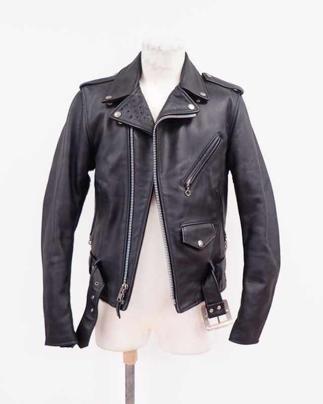 Schott 618 ダブルライダース 袖幅 リフォーム - 革製品の修理 レザー