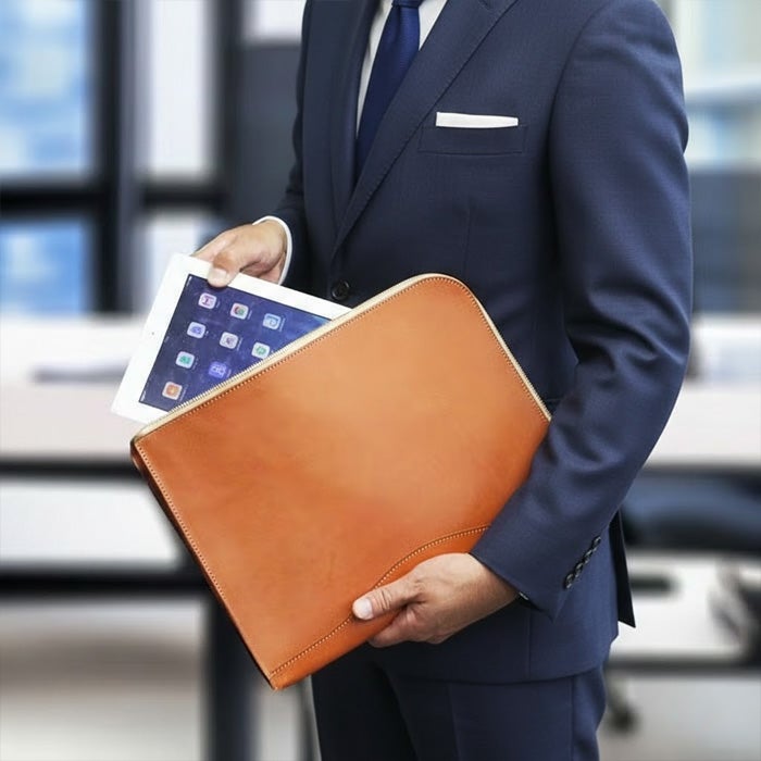 L字クラッチバッグM｜PORCO ROSSO