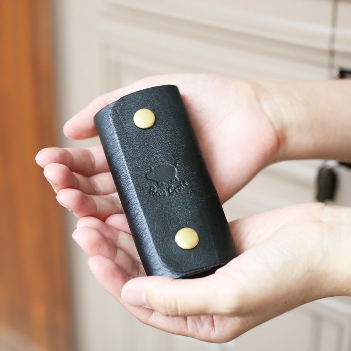 ダブルホックキーケース｜革鞄と革小物のPORCO ROSSO（ポルコロッソ）