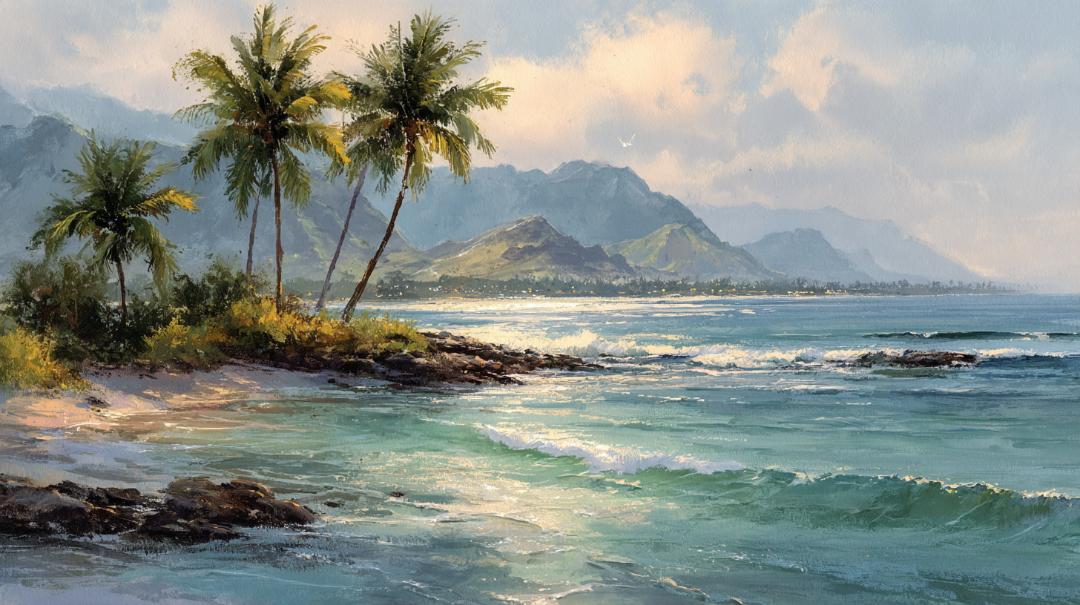 ハワイの風景画がもたらす癒し｜自然を描くアートが心を整える理由