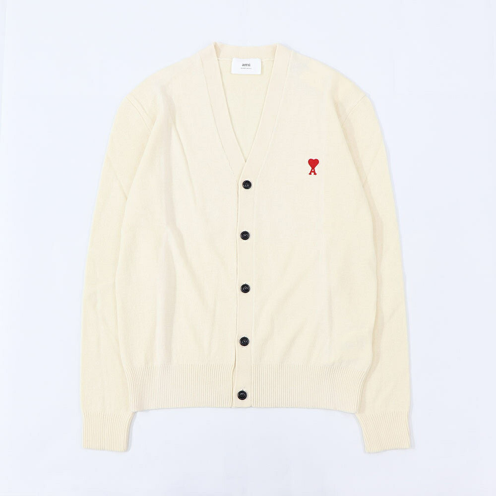AMI PARIS カーディガン SMALL RED AMI DE COEUR CARDIGAN オフ