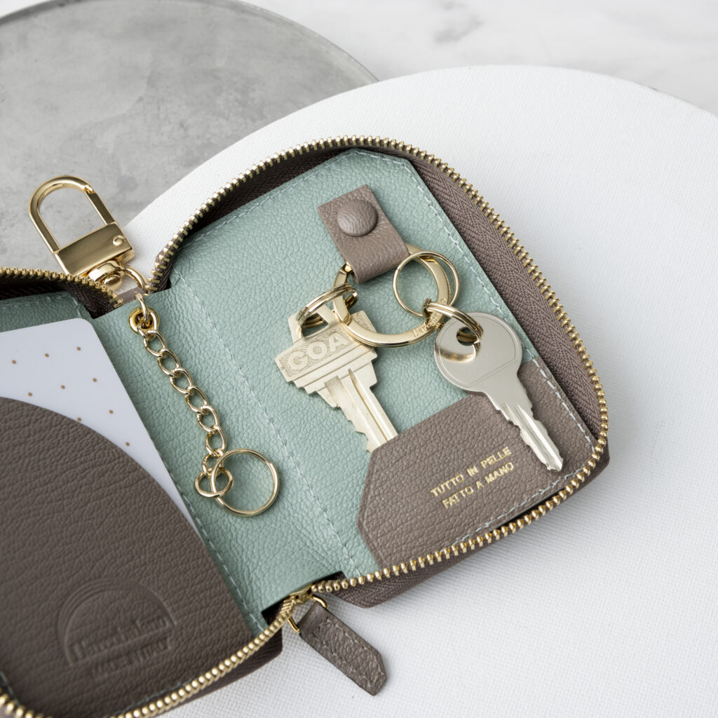 ラルコバレーノ／スマートWキーケース（TORTORA MINT GREEN）を3名さま