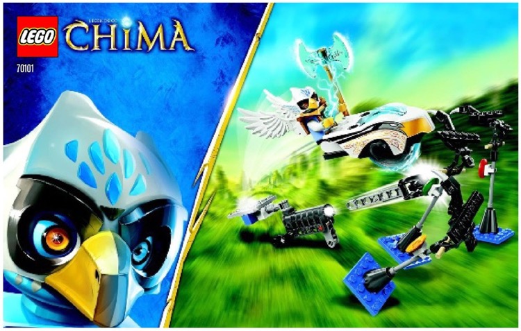 LEGO Instructions for set 70101 Target Practice, Legends of Chima