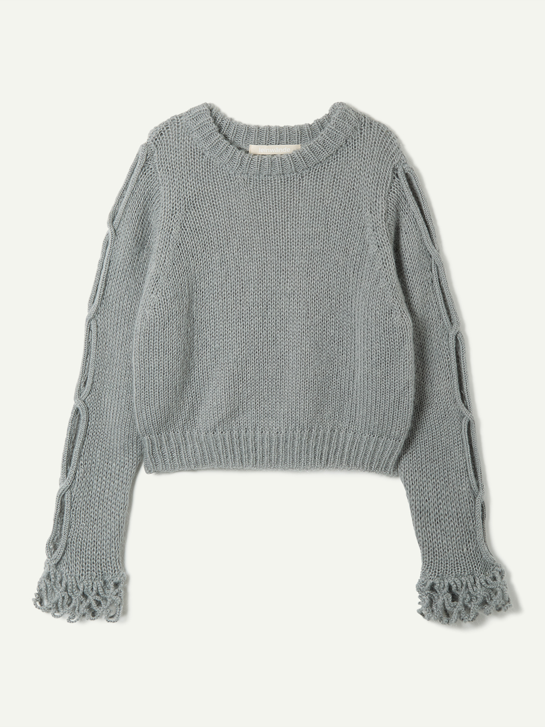 Open Cable Sweater/Gray | leinwände | ラインヴァンドの公式