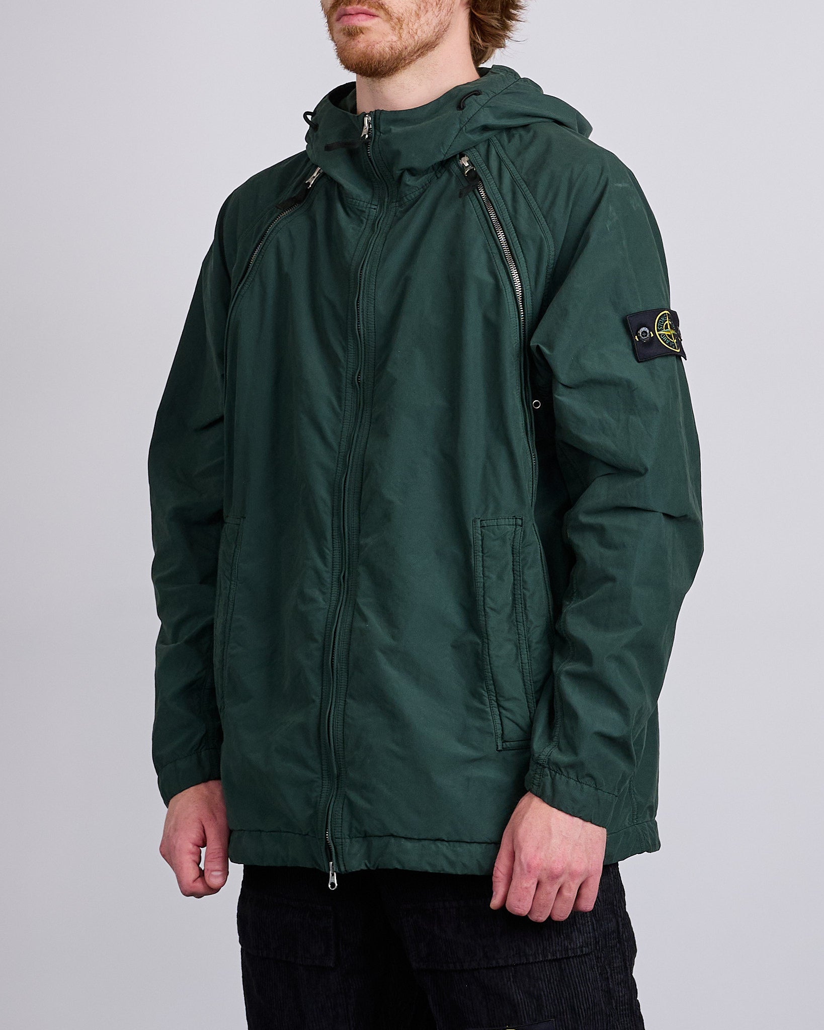 Stone Island David Light-TC Zipper Jacket Juniper – LESS 17