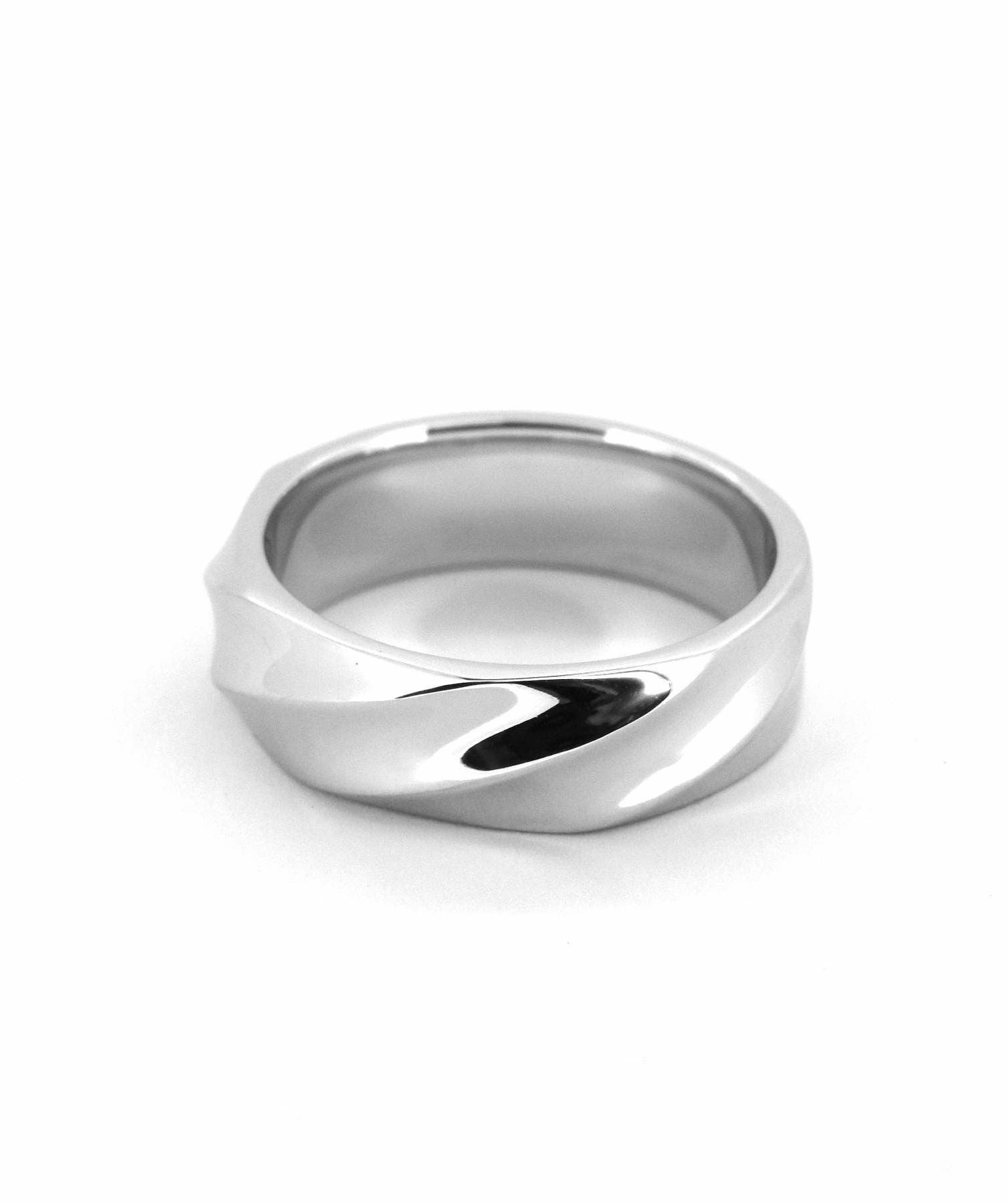 for Gift”ツイストテクスチャーリング（6mm幅）/シルバー925 | LION