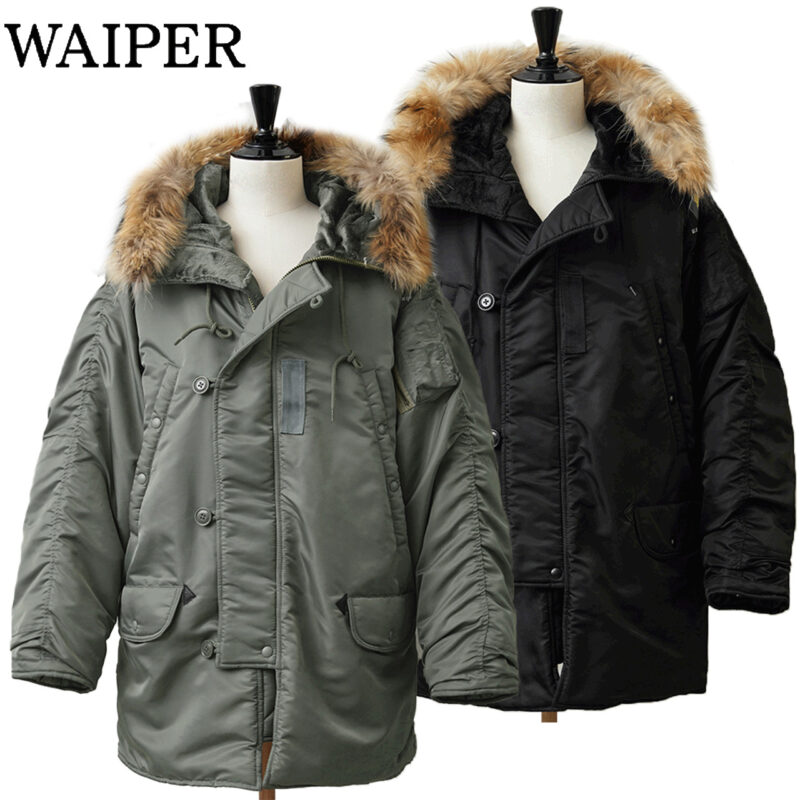 WAIPER.incワイパー再現品米軍初期型N-3BVINTAGEフライトジャケット