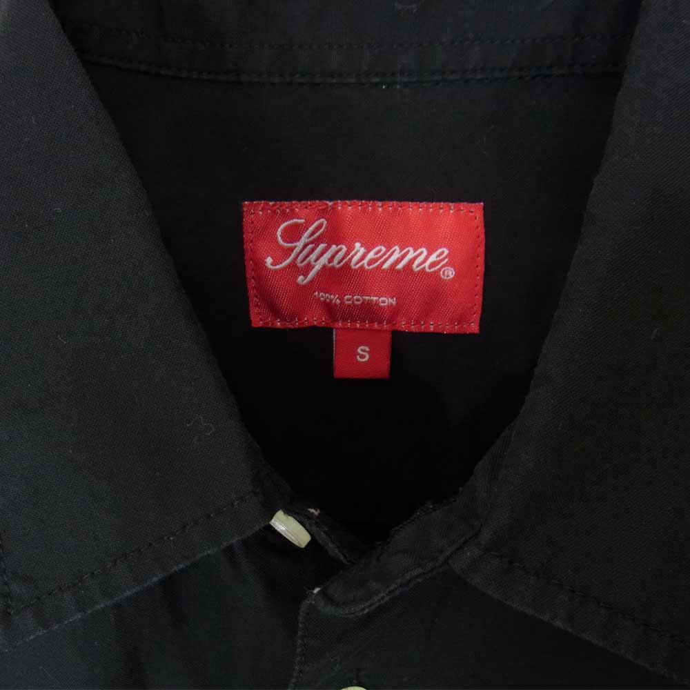 Supreme シュプリーム S/S Shirt 半袖 シャツ ブラック ブラック系 S