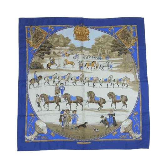 エルメス カレ 90 PRESENTATION de CHEVAVX 馬のプレゼンテーション