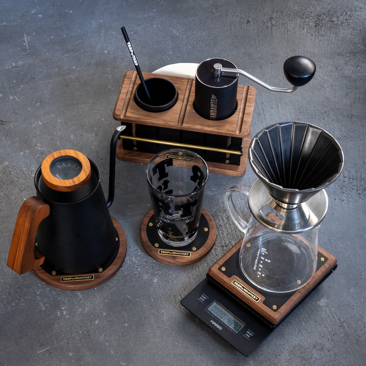 TARPtoTARP×WANTKEYCAMP】コラボコースターL ALL ITEMS – WANTKEY CAMP