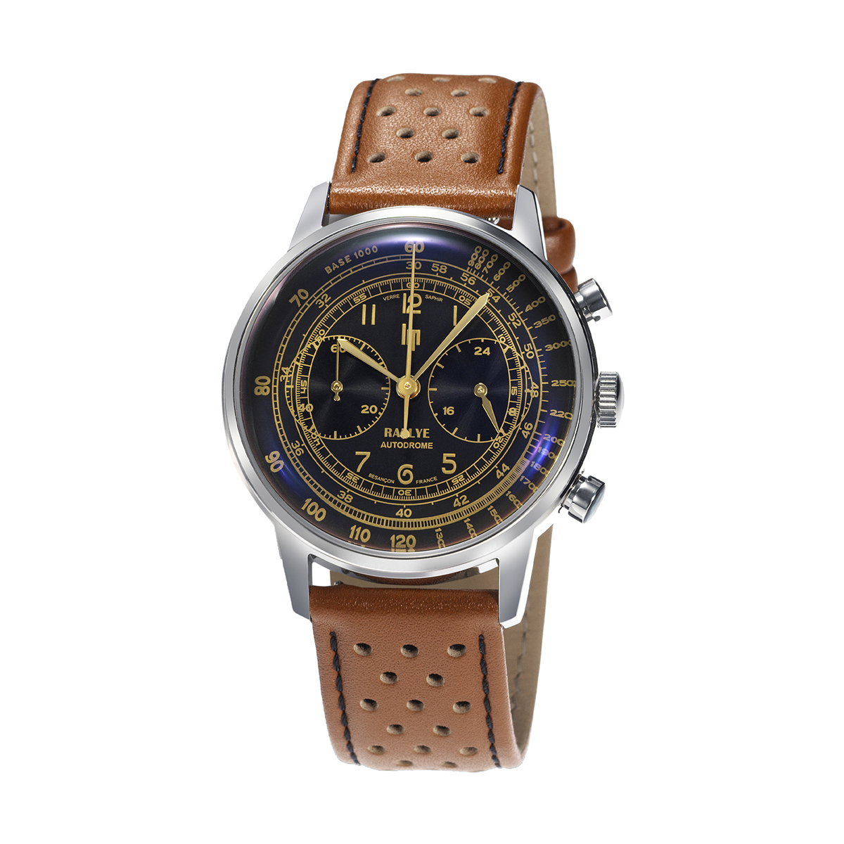 ラリー メカクォーツ クロノグラフ オートドローム 40mm シルバー