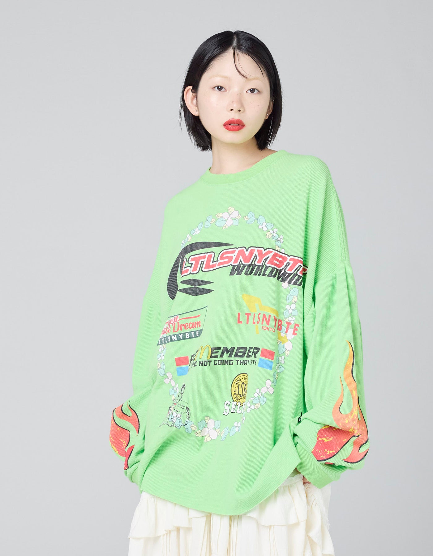 little sunny bite (リトルサニーバイト) sponsor thermal long tee