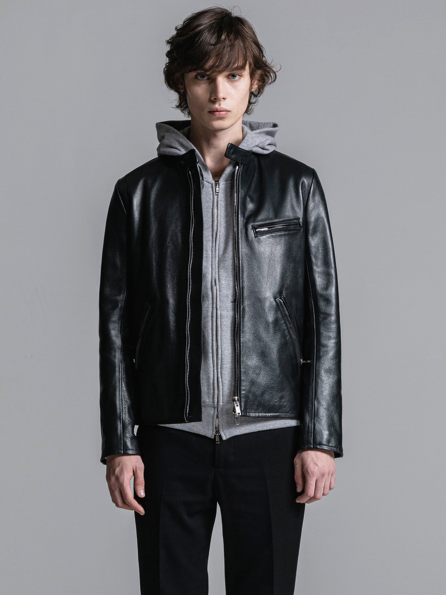 予約商品] LEATHER SINGLE RIDERS JACKET | レザーシングルライダース