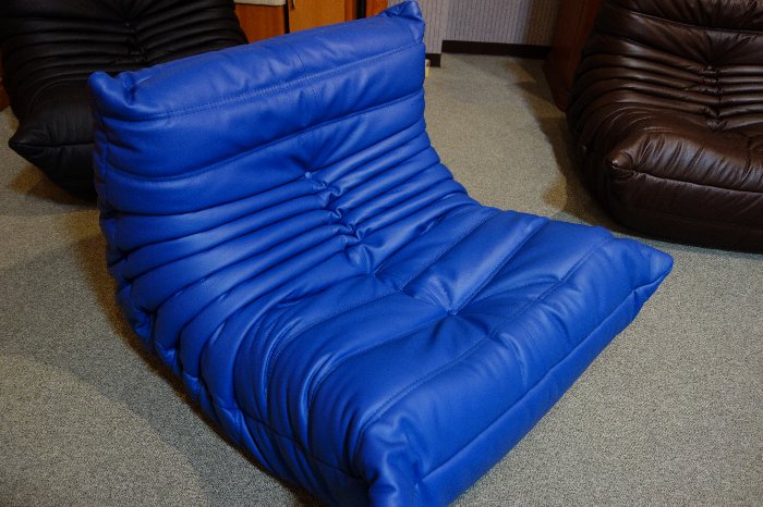 限定一台・ligne rosetのトーゴ本革・ネイビーブルー・1P : 住賓館