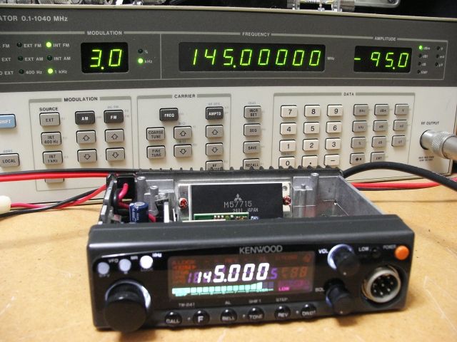 KENWOOD TM-241 点検、LED化 : JHGのブログ
